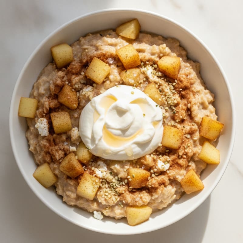 Apple Cinnamon Oatmeal Bowl
