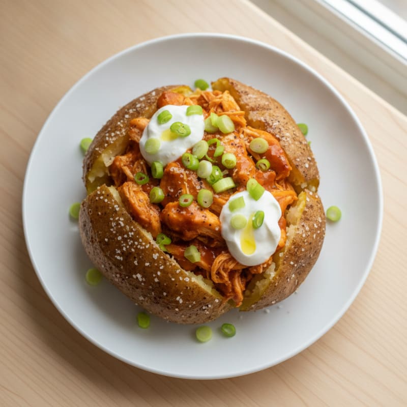 Buffalo Chicken Baked Potato