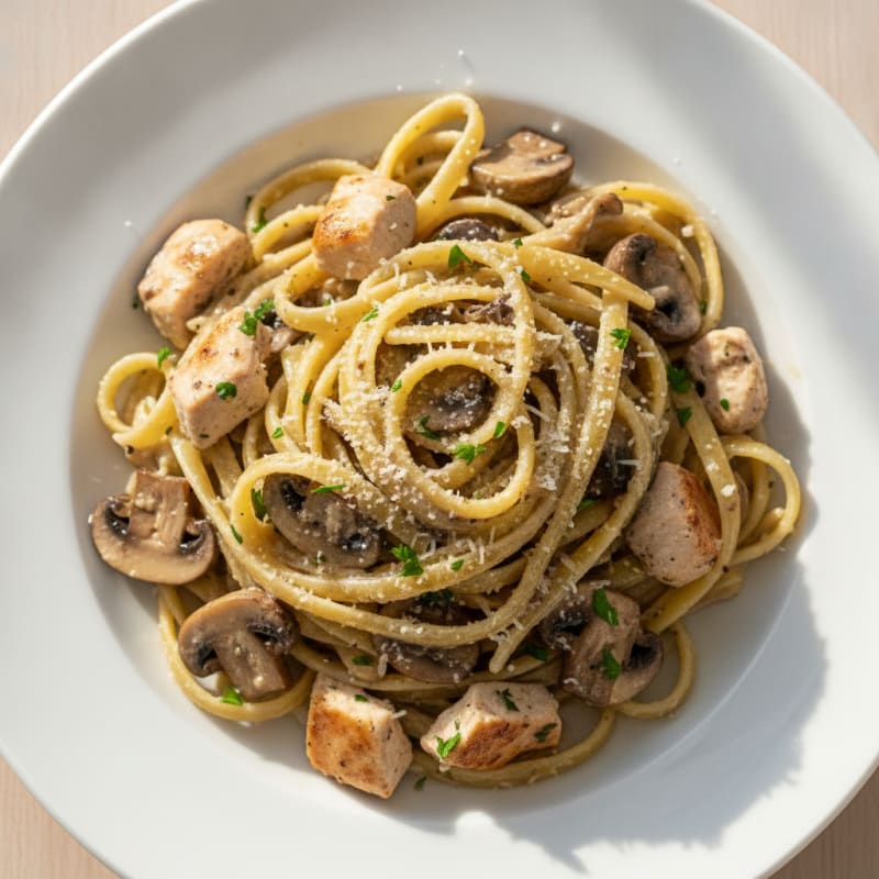 Truffle Mushroom Tagliatelle Pasta