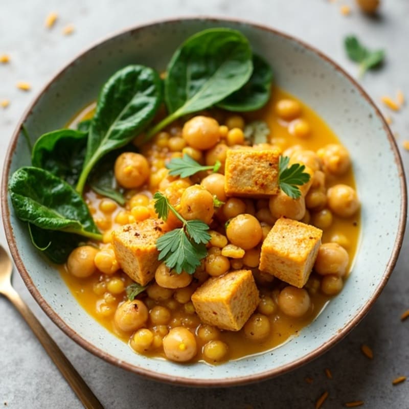 Creamy Coconut Red Lentil Dal with Turmeric