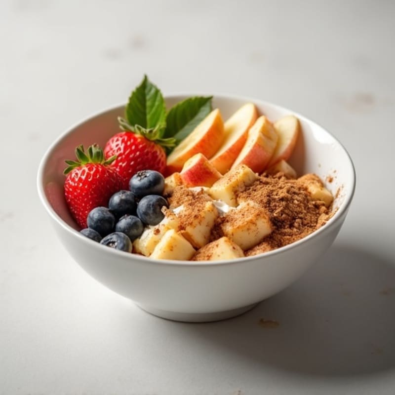 Protein Apple Cinnamon Yogurt Bowl