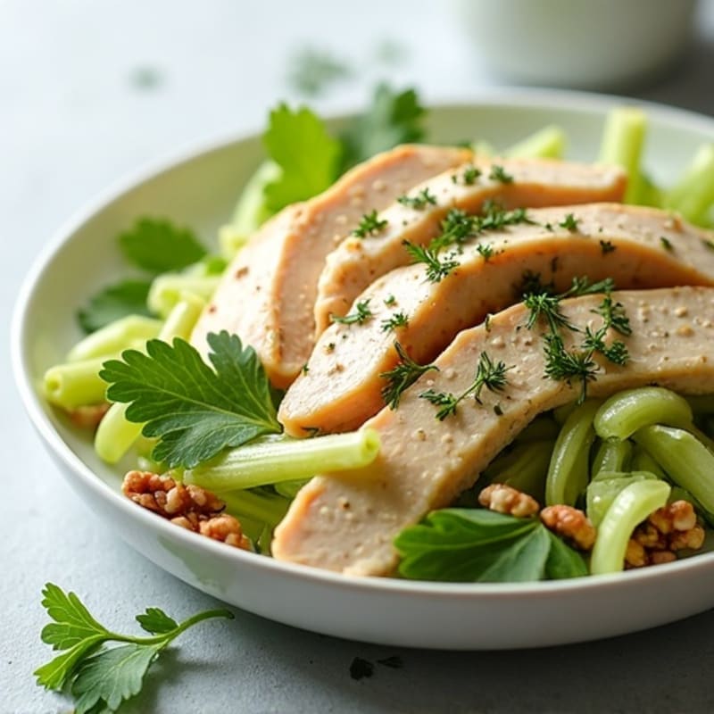 Creamy Herb Chicken Salad with Crisp Celery