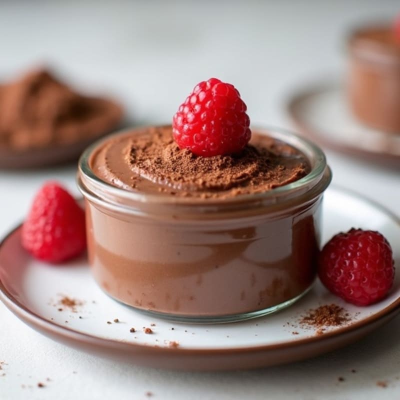 Silky Chocolate Protein Pudding with Greek Yogurt