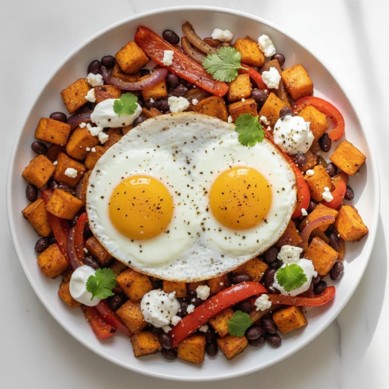 Sheet Pan Sweet Potato Hash