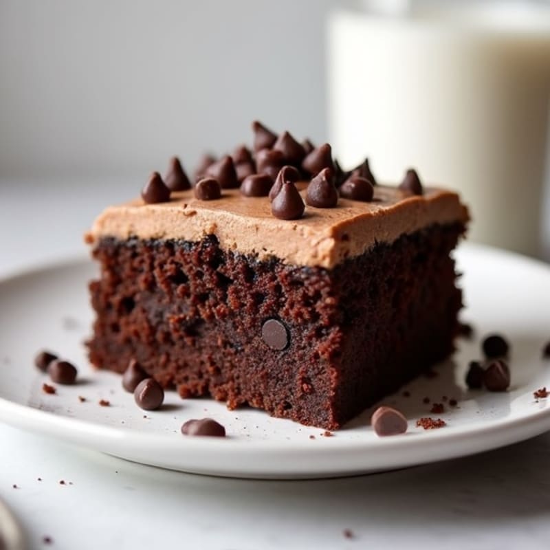 Protein-Rich Dark Chocolate Almond Flour Cake