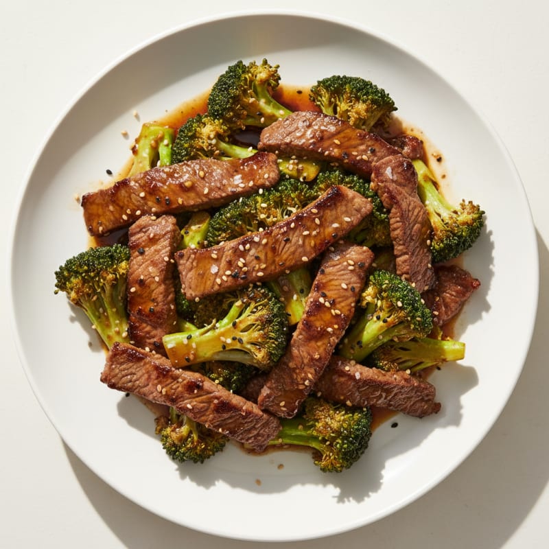 Sesame Beef and Broccoli Stir-Fry