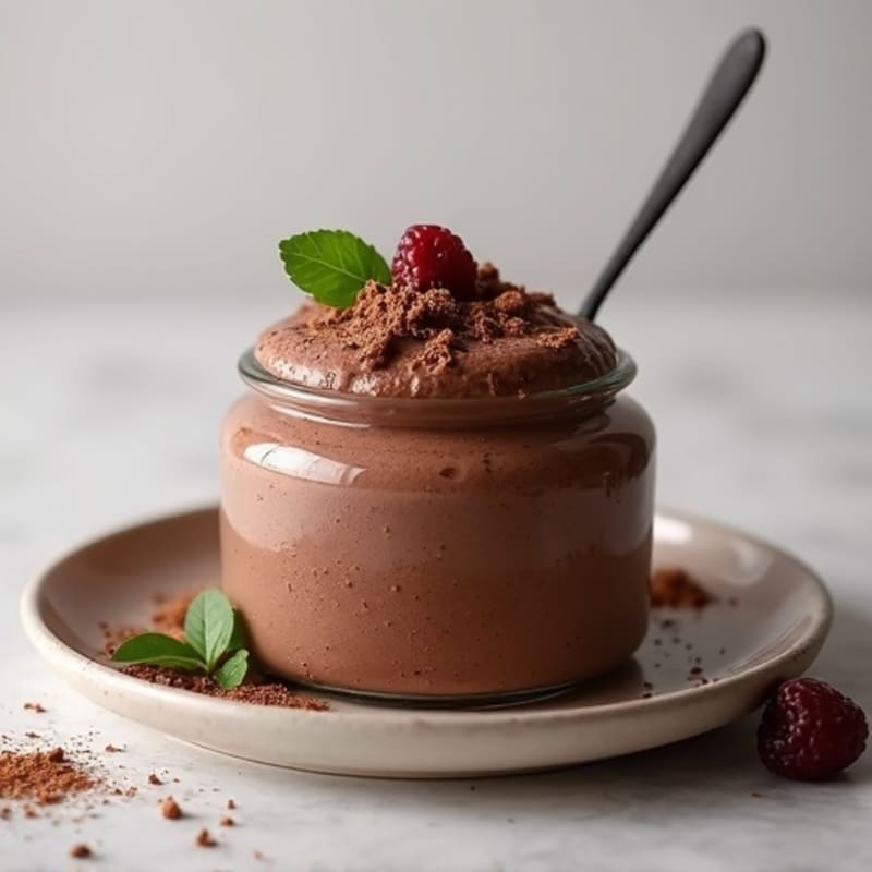 Silky Dark Chocolate Protein Mousse