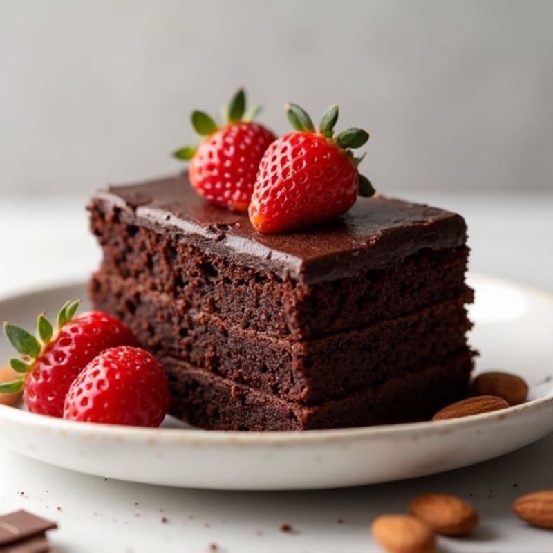 Flourless Dark Chocolate Almond Cake
