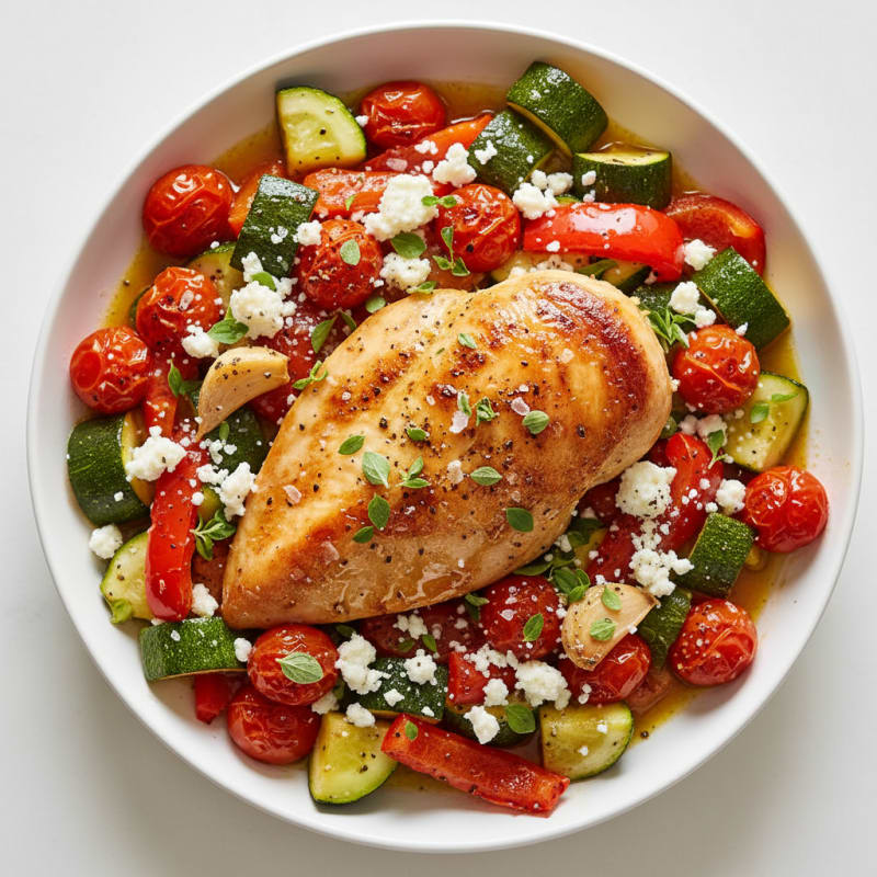 Lemon-Herb Roasted Greek Chicken