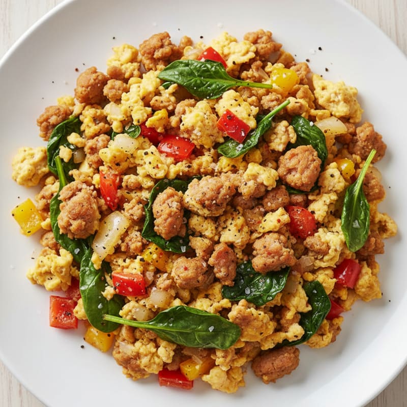Hearty Sausage and Egg Scramble