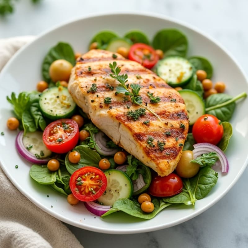 Fresh Black-Eyed Pea and Vegetable Salad with Citrus-Herb Vinaigrette