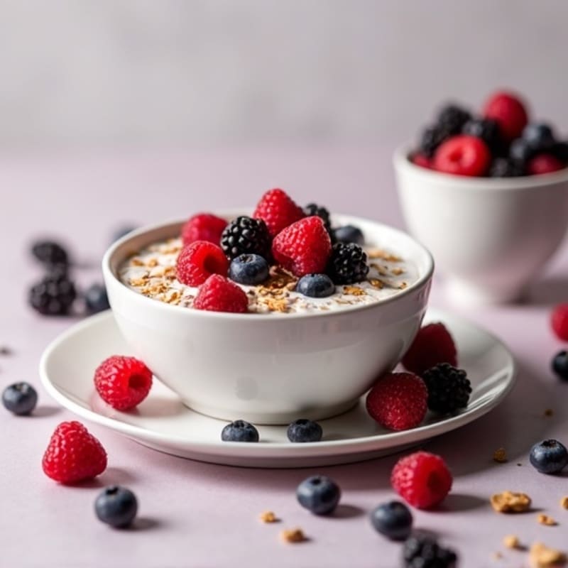 Creamy Berry Overnight Oats