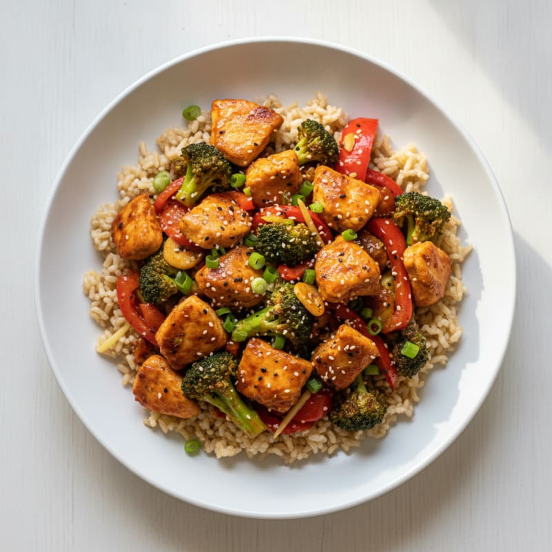 Spicy Gochujang Chicken Stir-Fry