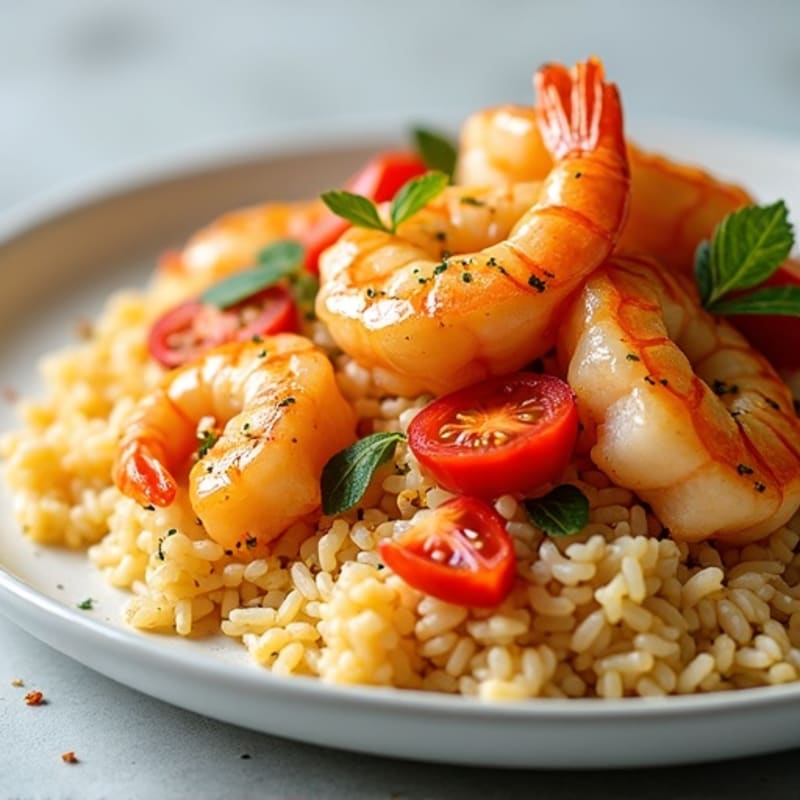 Hearty Seafood and Vegetable Saffron Rice
