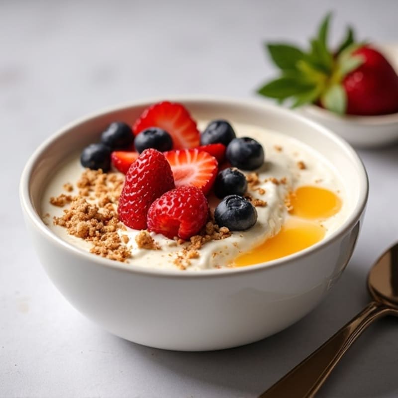 Healthy Protein Cheesecake Bowl