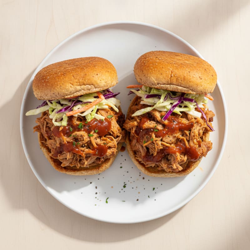 Smoky BBQ Pulled Pork Sandwiches