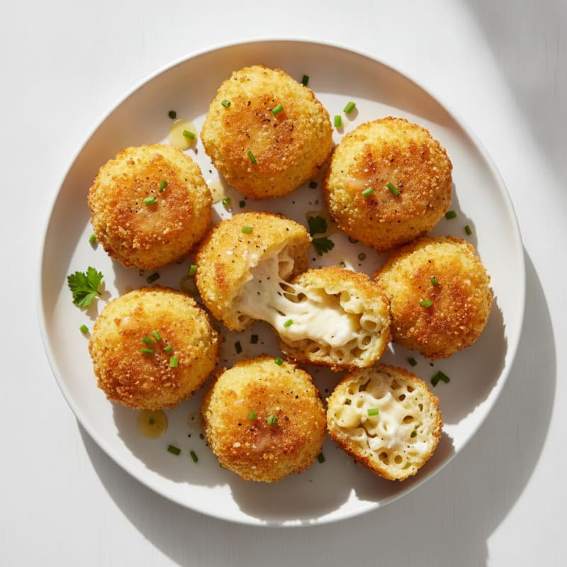 Golden Mac & Cheese Bites