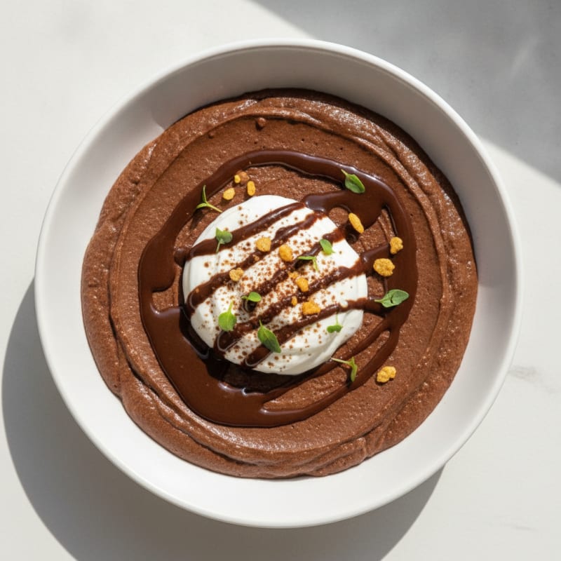 Silky Chocolate Protein Pudding