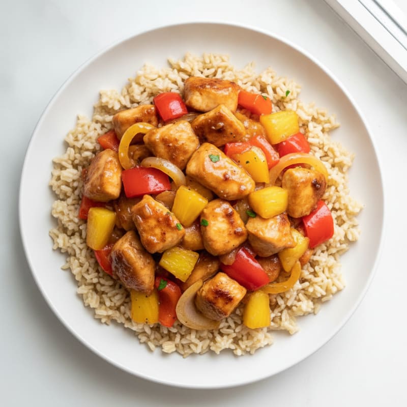 Sweet and Sour Chicken with Pineapple