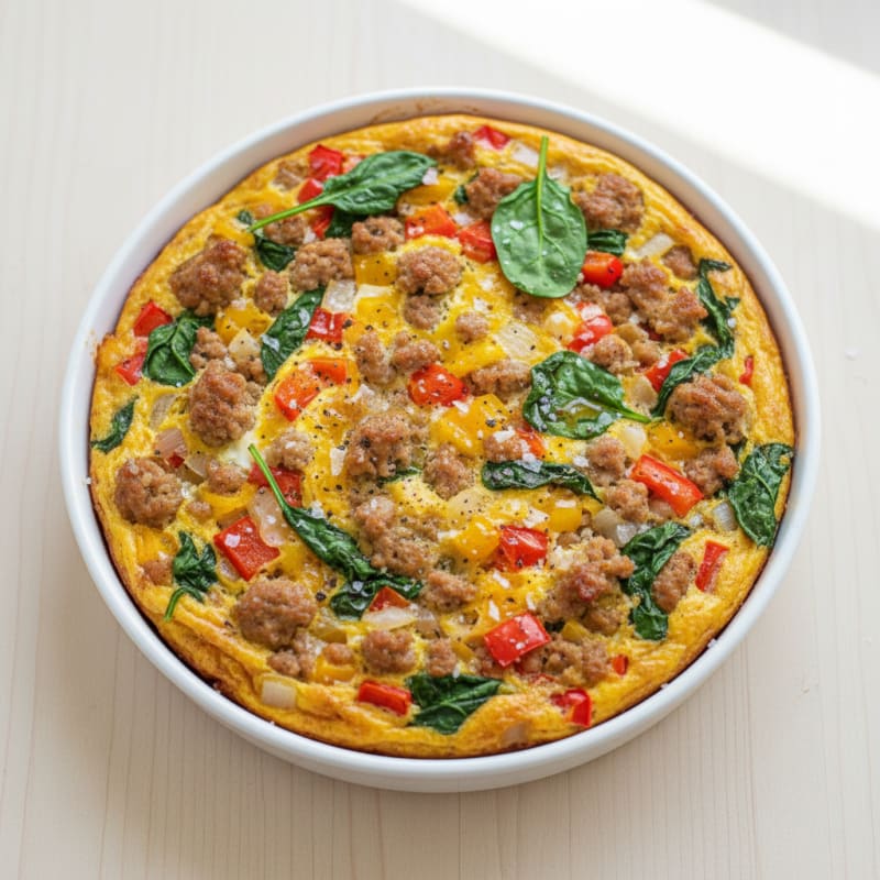 Hearty Sausage and Egg Breakfast Bake