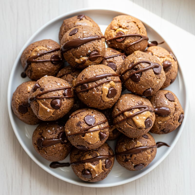 Chewy Chocolate Chip Protein Cookie Dough Bites