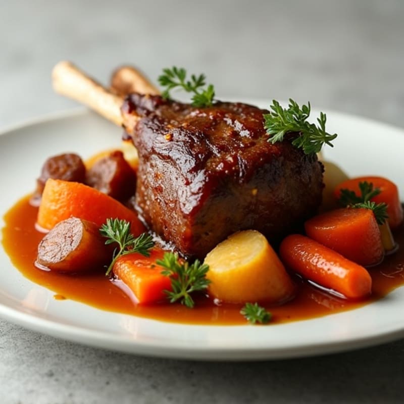 Slow-Cooked Spiced Lamb with Root Vegetables