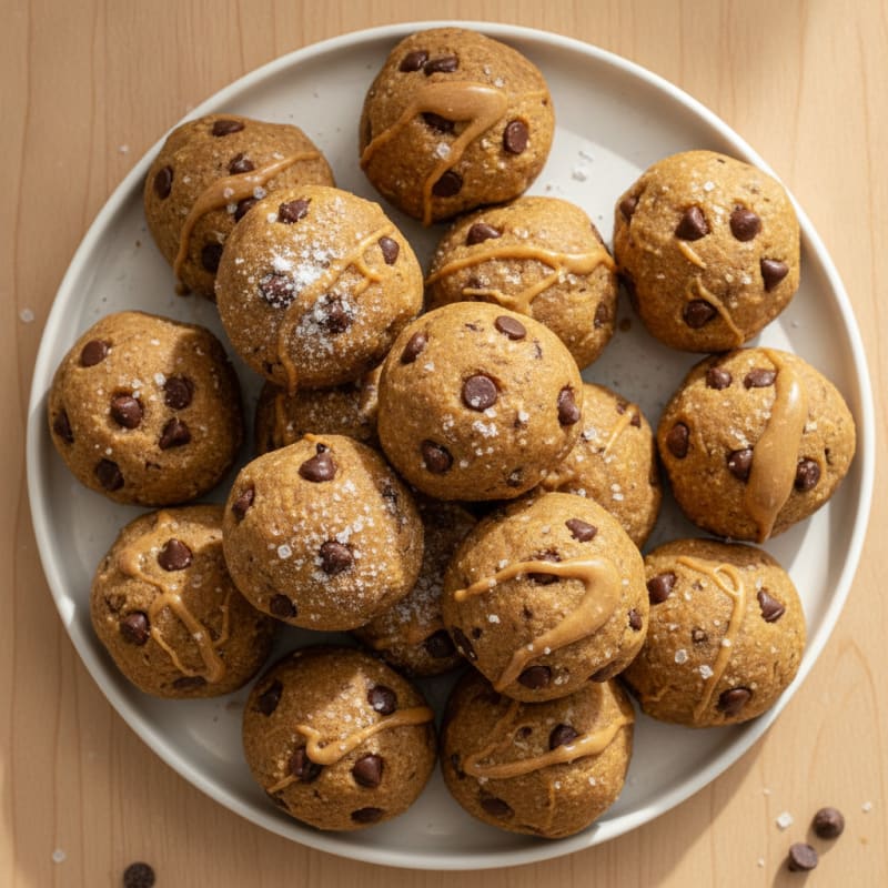 No-Bake Chocolate Chip Protein Bites