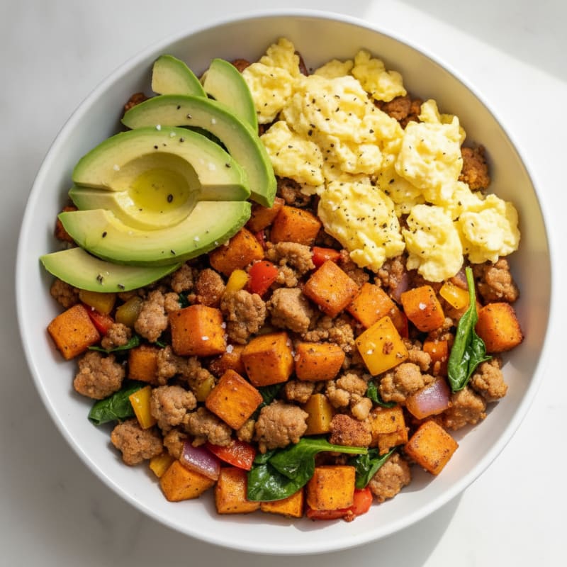 Savory Sausage and Egg Breakfast Bowl