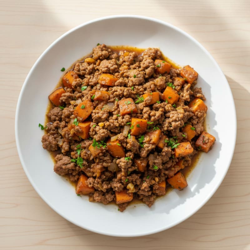 Savory Minced Beef with Root Vegetables