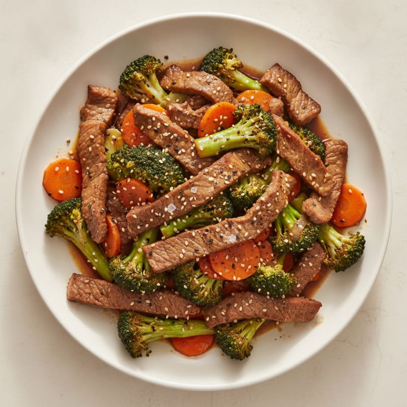 Sesame Beef and Broccoli Stir-Fry