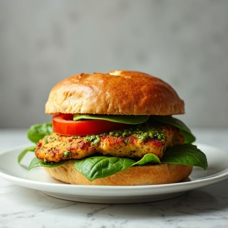 Grilled Pesto Chicken Sandwich