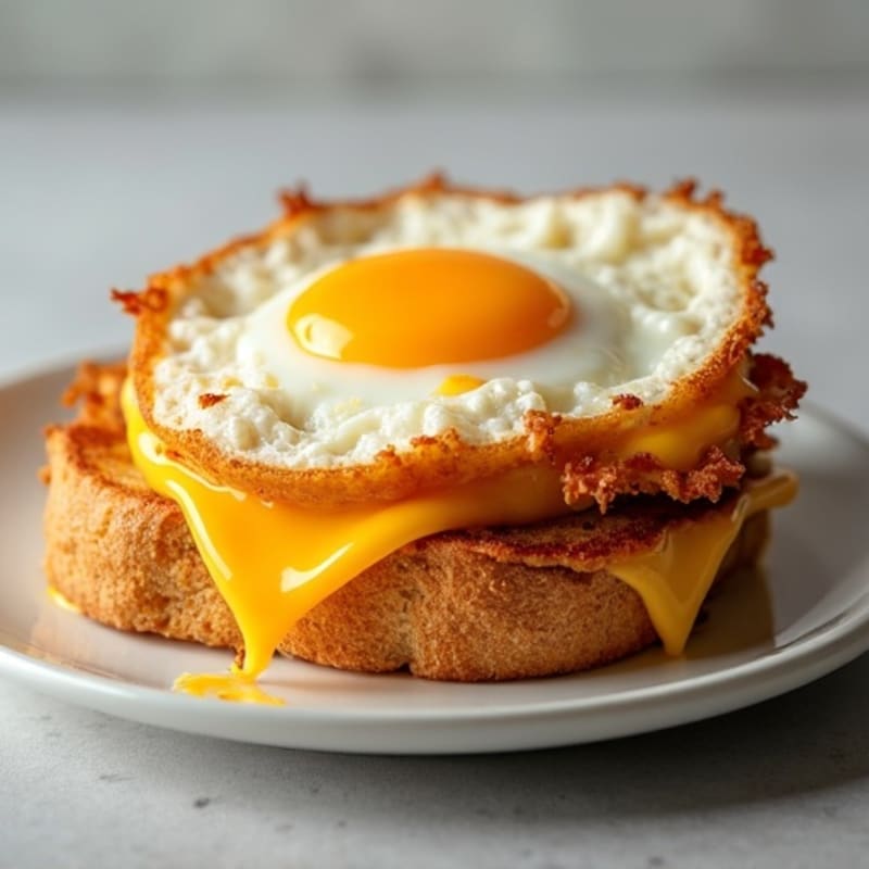 Crispy Three-Cheese Sourdough Melt