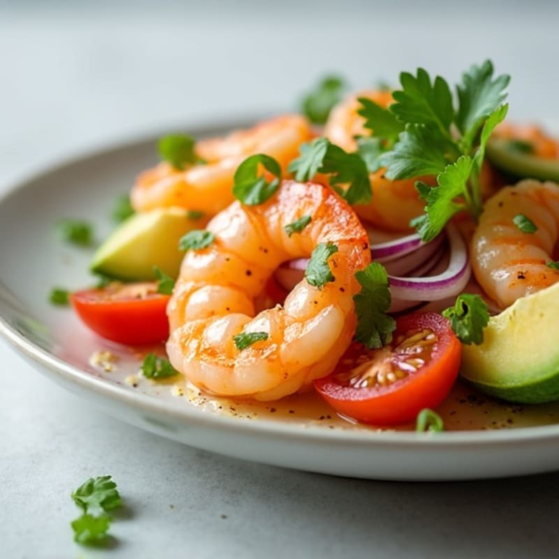 Citrus-Marinated Shrimp and Avocado Ceviche