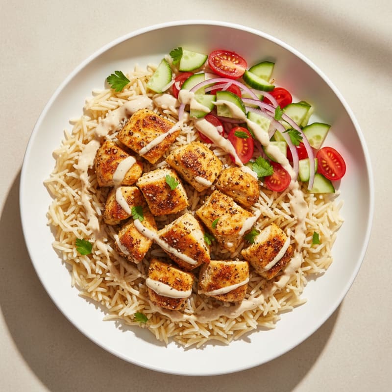 Chicken Shawarma Rice Bowl
