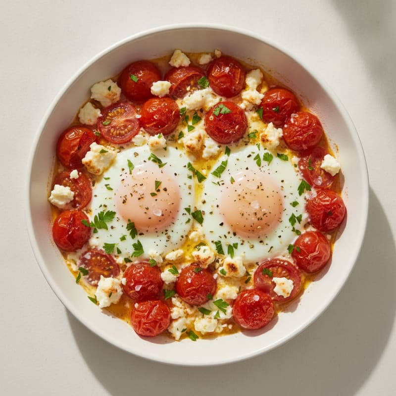 Baked Eggs with Roasted Tomatoes