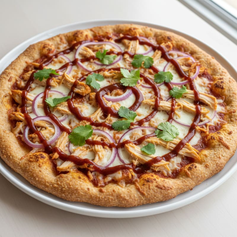High-Protein BBQ Chicken Pizza
