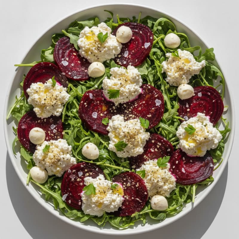 Pickled Beet and Mozzarella Salad