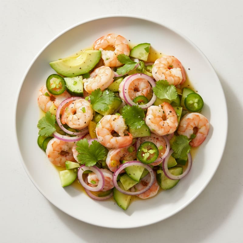 Shrimp and Avocado Ceviche with Citrus