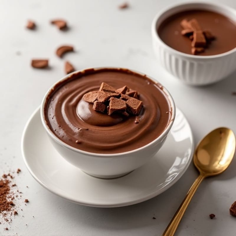 Silky Chocolate Protein Pudding with Greek Yogurt