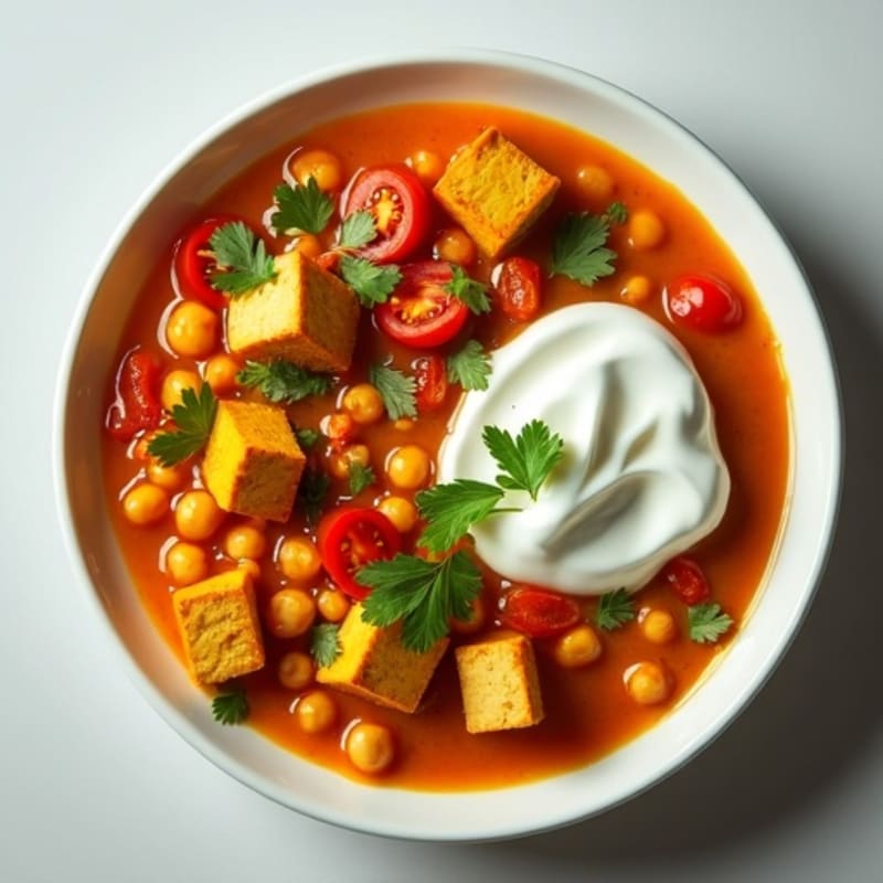 Fragrant Chickpea Curry with Fresh Herbs