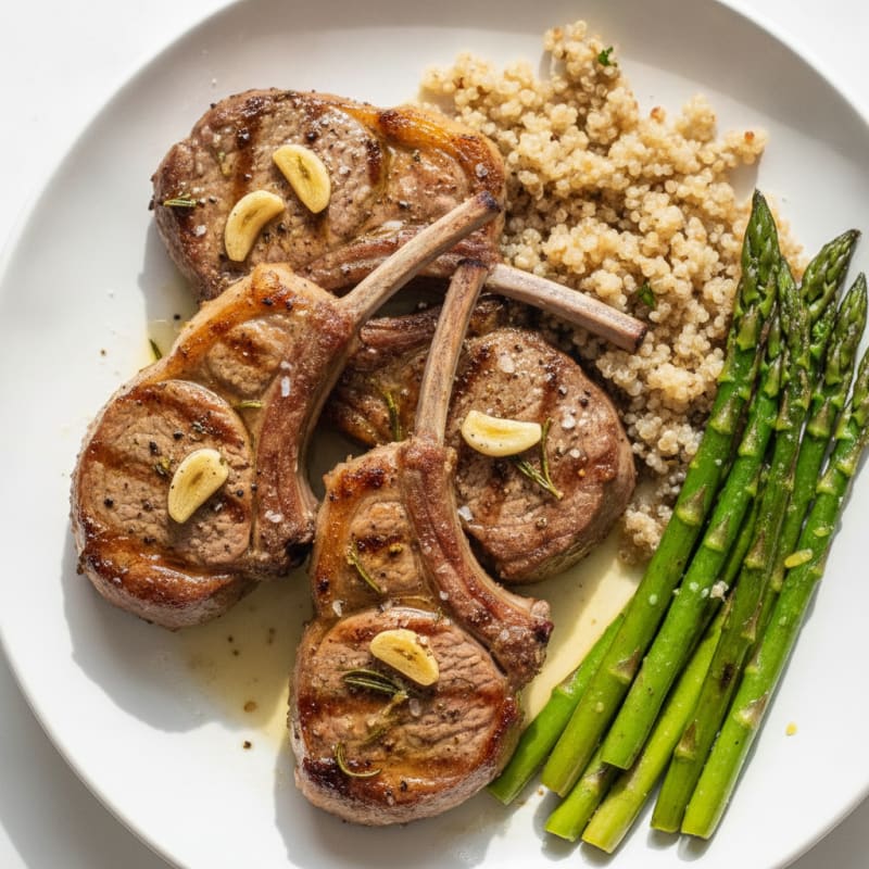 Grilled Herb Lamb Chops