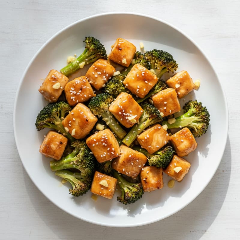 Baked Orange Glazed Chicken with Broccoli