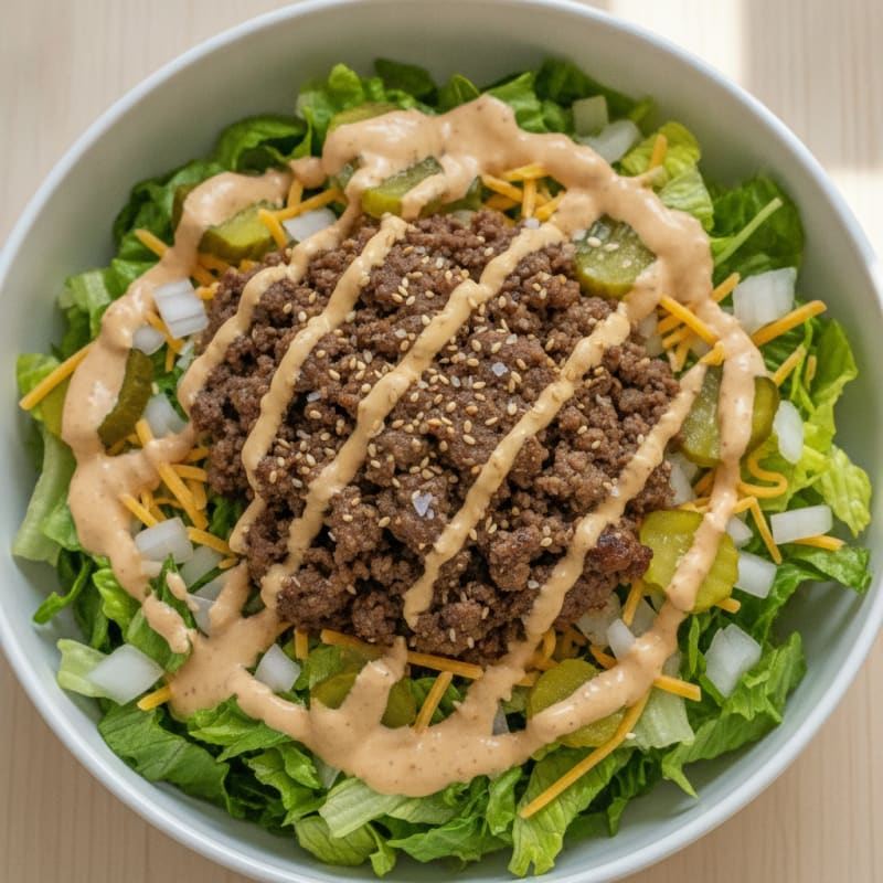 Big Mac Inspired Protein Power Bowl