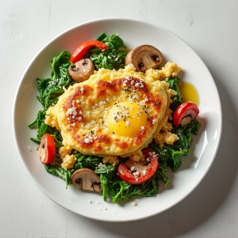 Protein-Packed Veggie Egg White Scramble