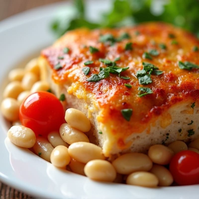 Hearty White Bean and Chicken Sausage Bake