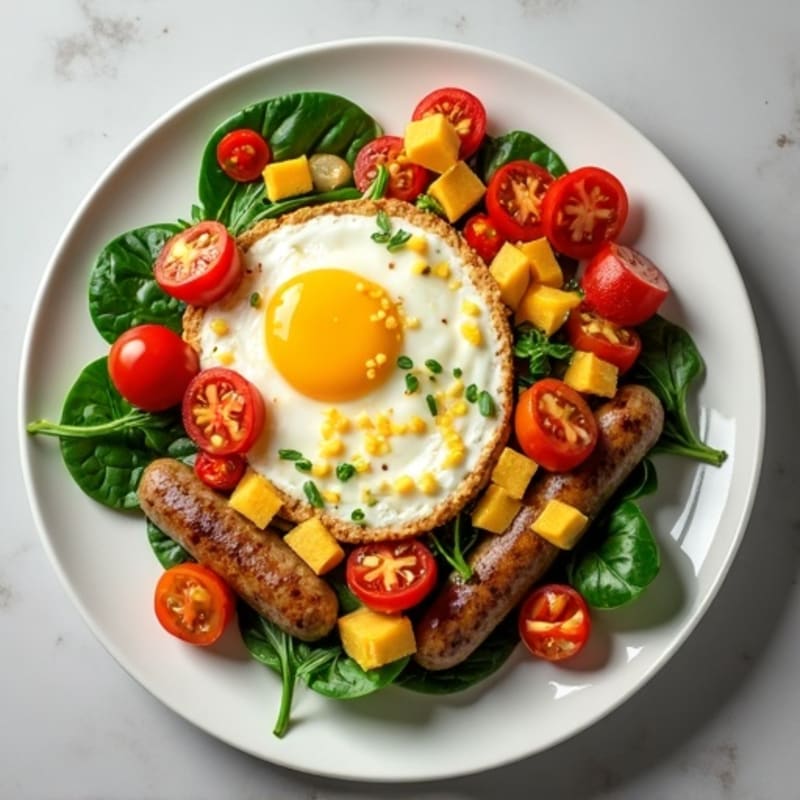 Protein-Packed Veggie and Egg White Scramble
