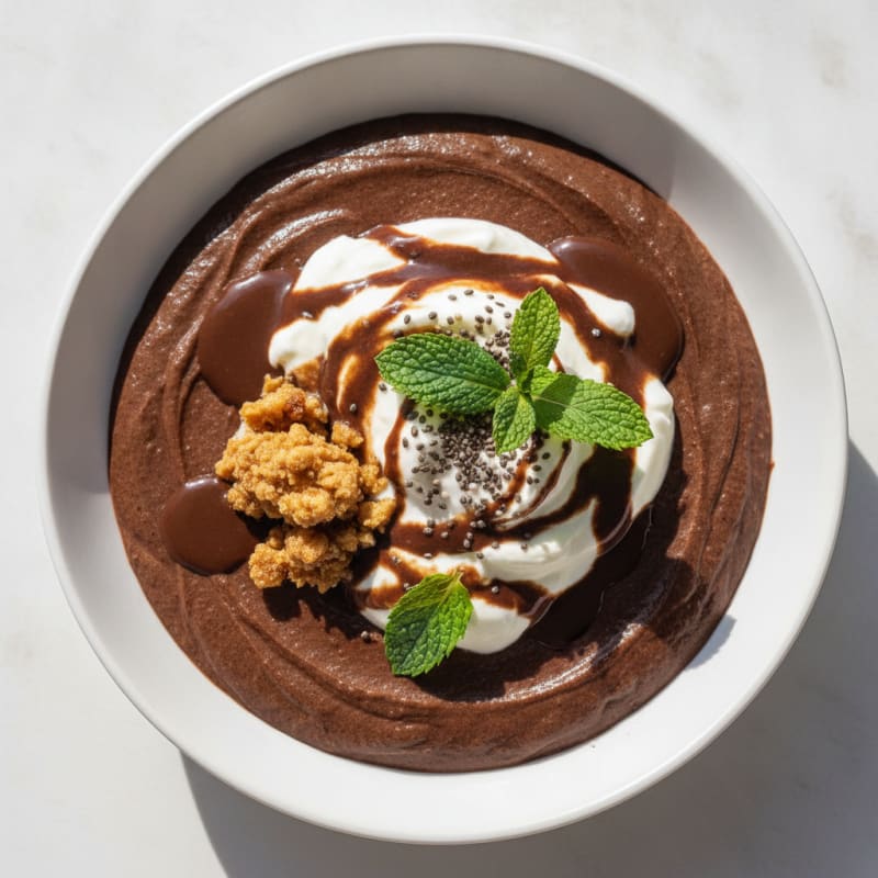 Silky Chocolate Protein Pudding