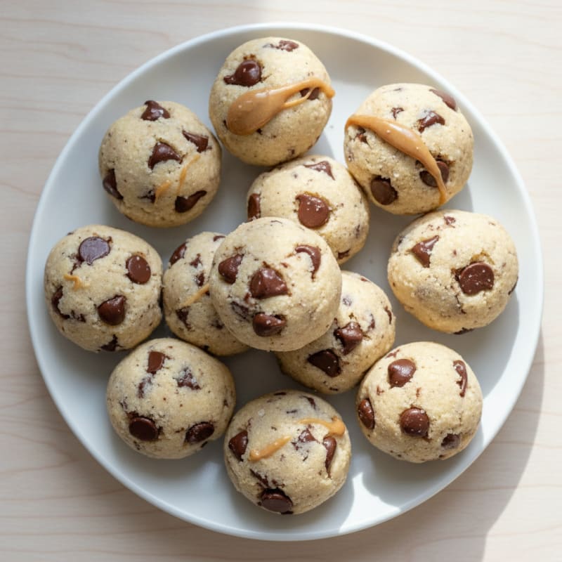 No-Bake Chocolate Chip Protein Bites