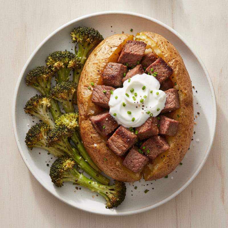 Hearty Steak and Potato Bake