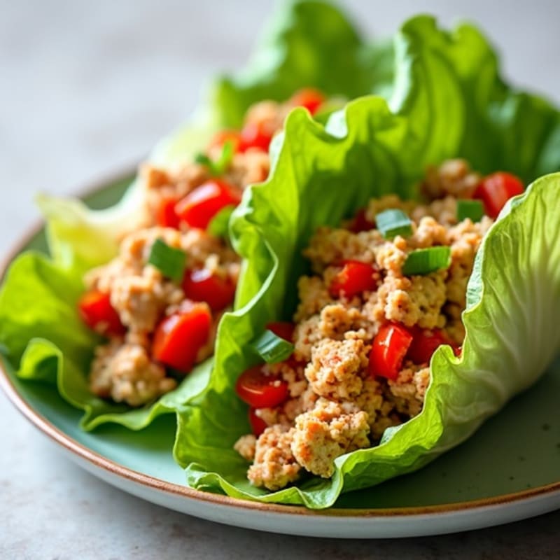 Spicy Tuna Lettuce Wraps